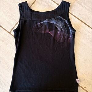 Gentle Fawn Black Ribbed Sleeveless Tank Top